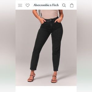 Abercrombie & Fitch High Rise Mom Jean Curve Love